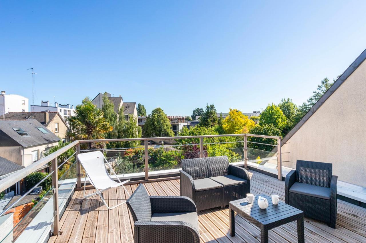 Teranga - Studio Avec Grande Terrasse Dans Ренн Экстерьер фото