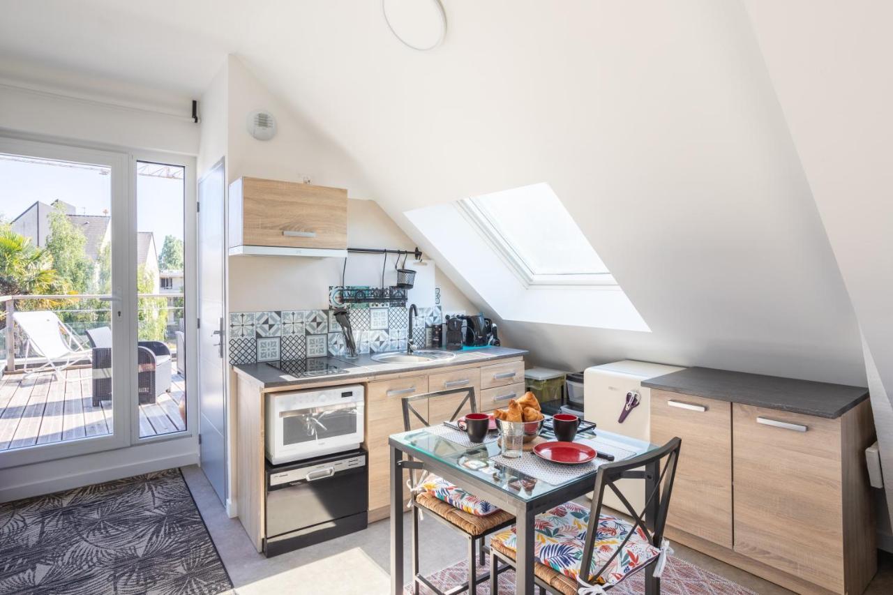 Teranga - Studio Avec Grande Terrasse Dans Ренн Экстерьер фото